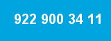 922 900 34 11 922 900 34 11